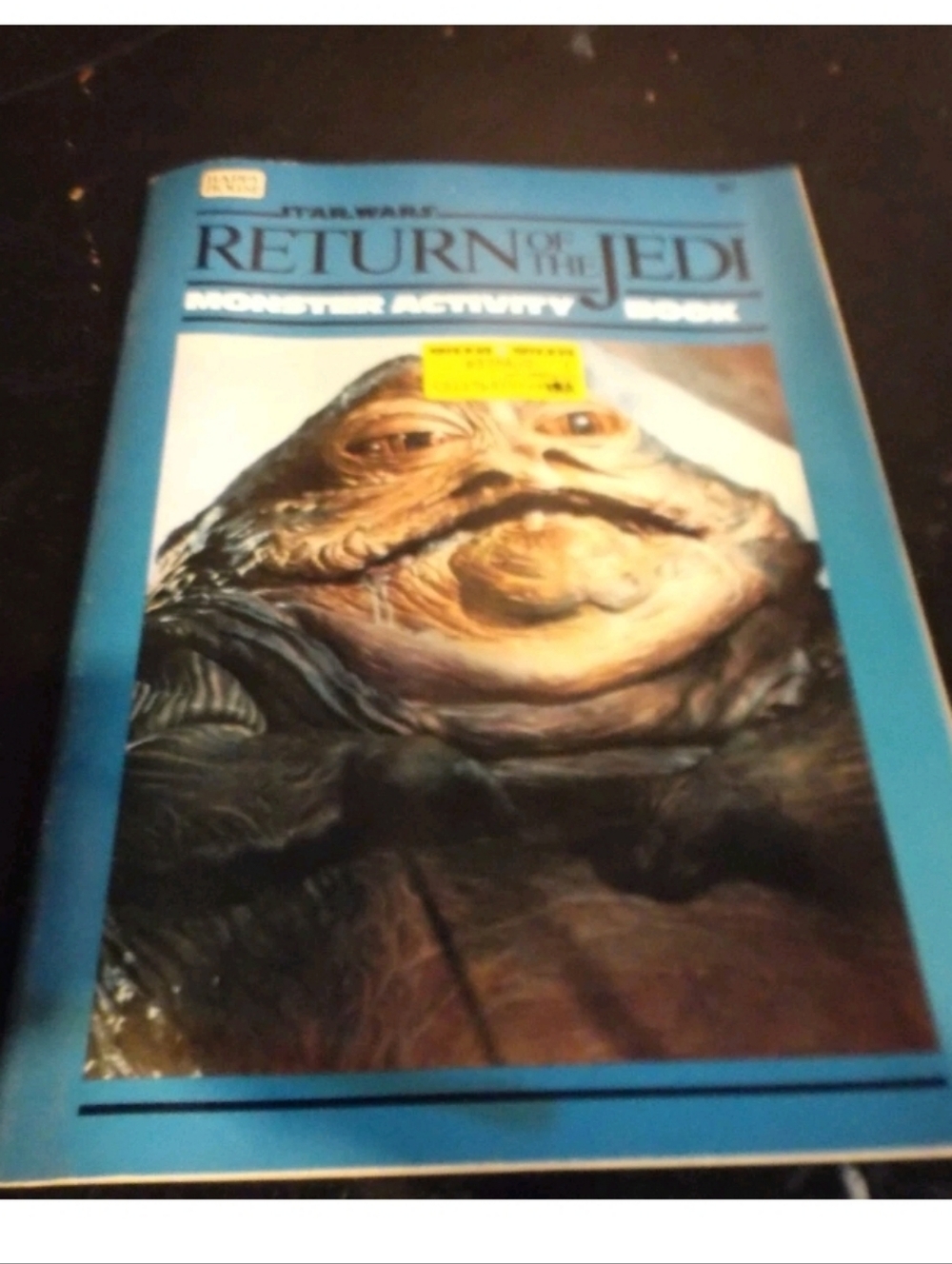 Star Wars Return of the Jedi Blue Jabba Monster Activity Book New Untouched 1983